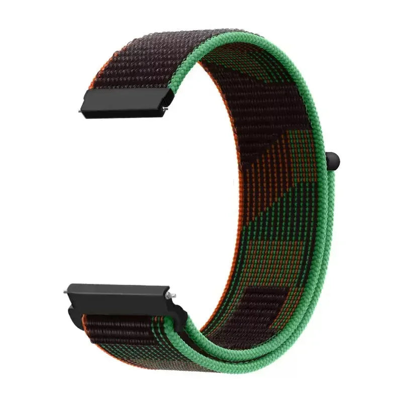 Regulowany nylonowy pasek sportowy do smartwatcha 20mm 22mm, oddychający, lekki pasek do zegarka sportowego i fitnessu | Sansoti