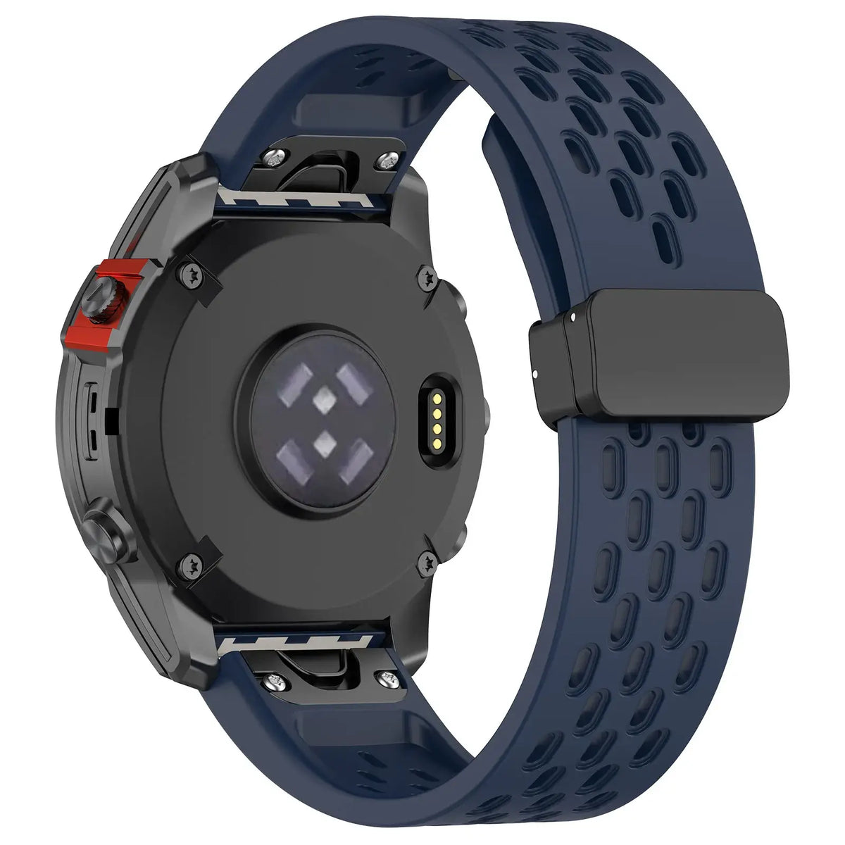 Breathable Silicone Smartwatch Band QuickFit Sports Wristband Replacement 20mm 22mm 26mm Watch Accessory | Sansoti