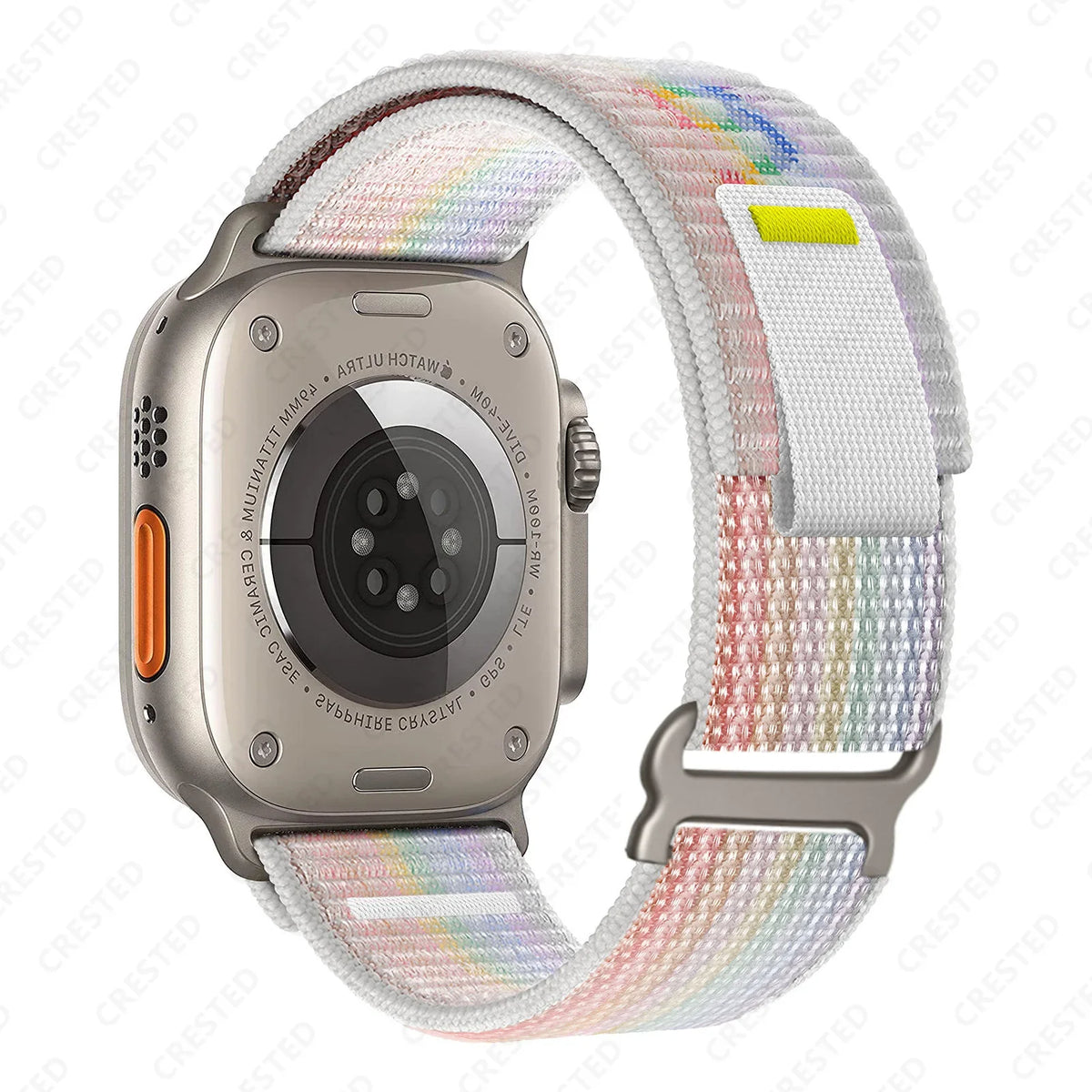 Nylon Smartwatch Trail Loop Strap - Adjustable Sport Strap with Durable Buckle - Multicolored Active Wristband | Sansoti