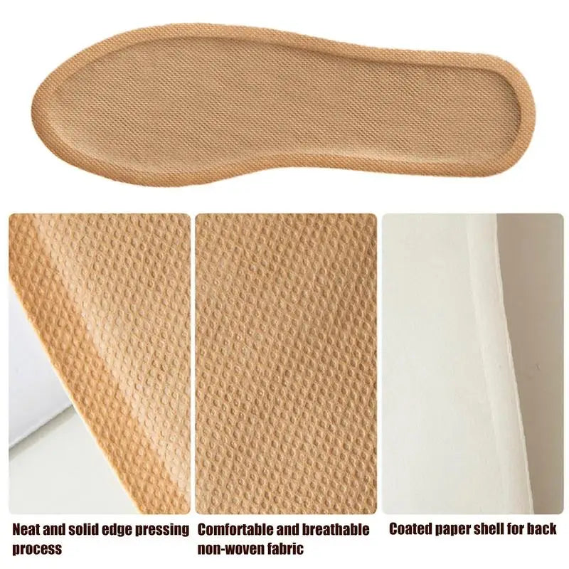 Self-Heating Insoles without Electricity 12 Hours of Warmth Winter Foot Warmers Comfortable Shoes | Sansoti