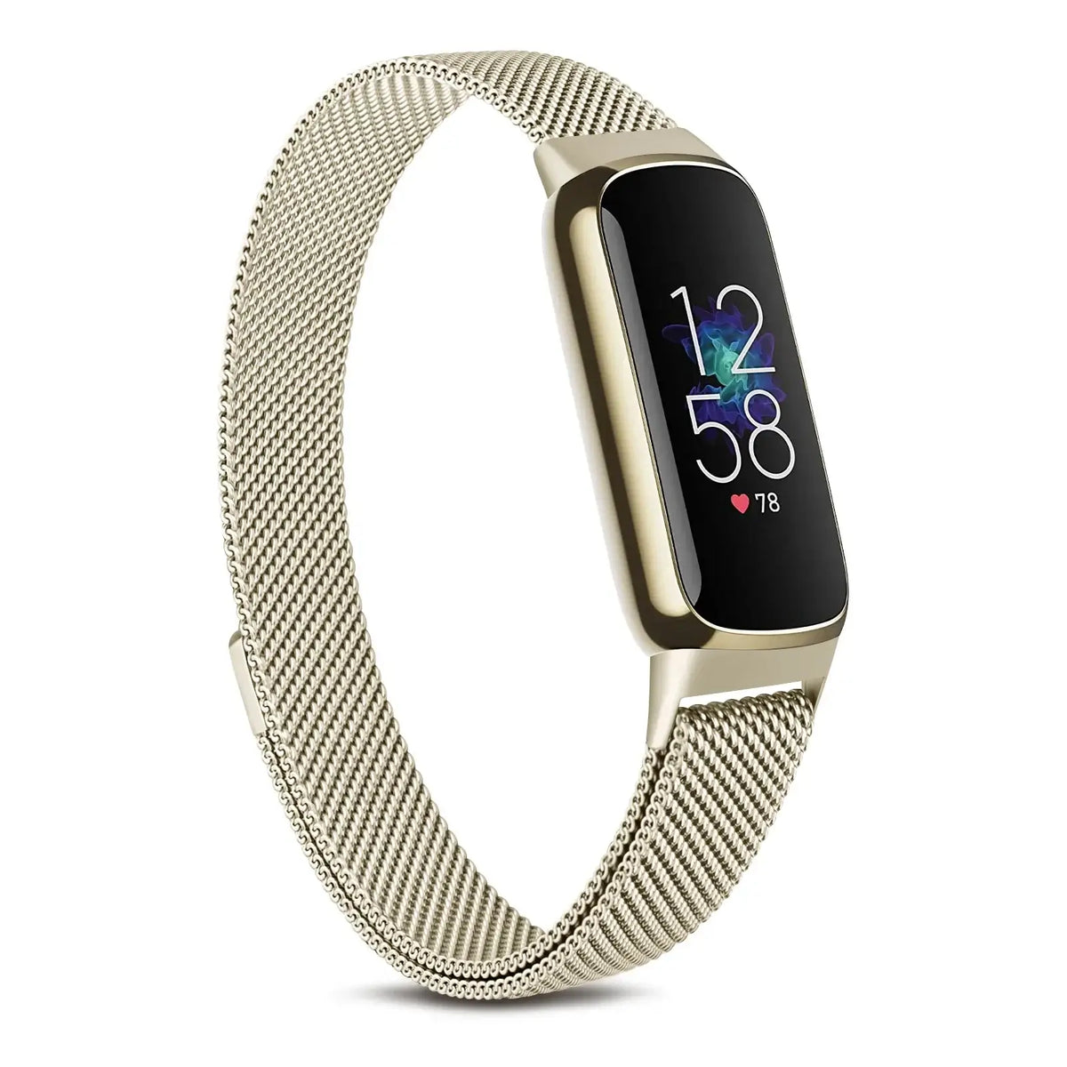 Magnetische Smartwatch Band RVS Mesh Verstelbaar Horloge Bandje Polsband voor Fitness Tracker Sporthorloge | Sansoti