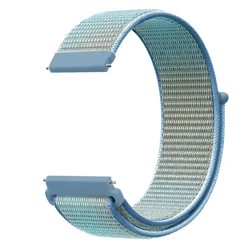 Regulowany nylonowy pasek sportowy do smartwatcha 20mm 22mm, oddychający, lekki pasek do zegarka sportowego i fitnessu | Sansoti