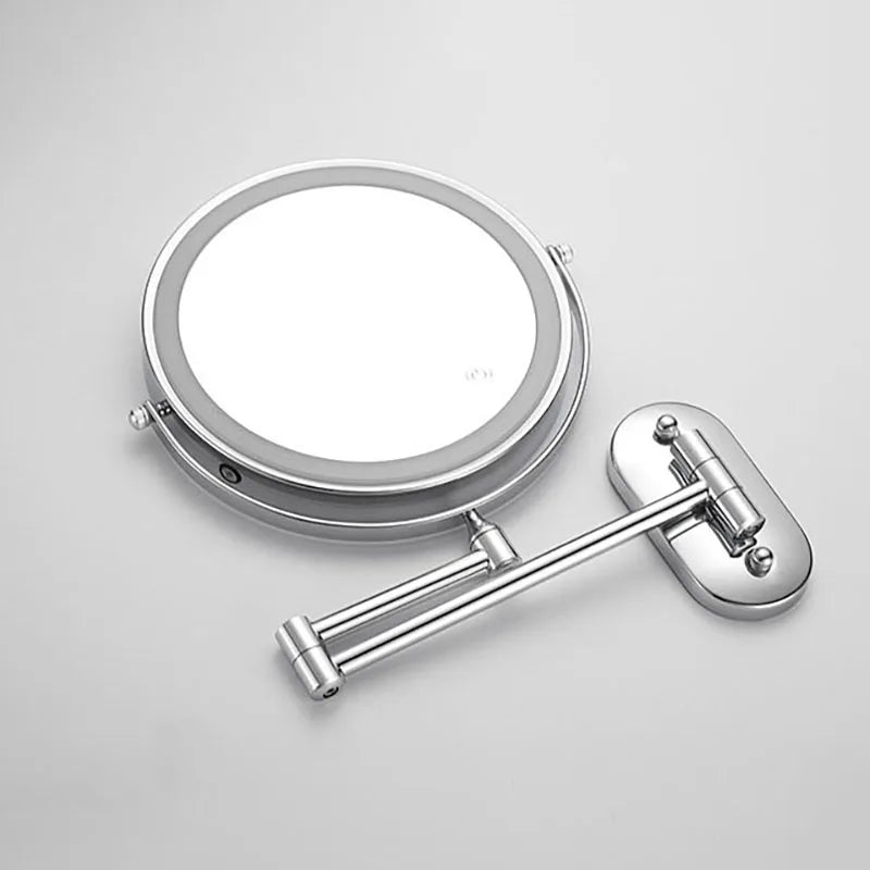 Illuminated LED makeup mirror for bathroom & makeup | Magnifying & Rechargeable | Sansoti