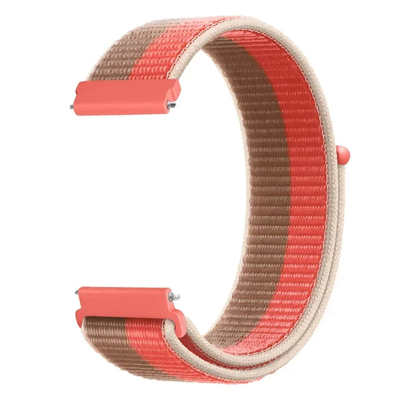 Regulowany nylonowy pasek sportowy do smartwatcha 20mm 22mm, oddychający, lekki pasek do zegarka sportowego i fitnessu | Sansoti
