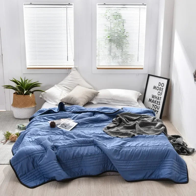 Zomerdeken Gekoeld Effect Polyester 100-200 cm Ademend Lichtgewicht Dun voor Warme Nachten Slaapkamer | Sansoti