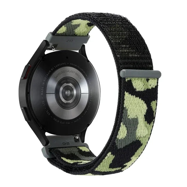 Regulowany nylonowy pasek sportowy do smartwatcha 20mm 22mm, oddychający, lekki pasek do zegarka sportowego i fitnessu | Sansoti