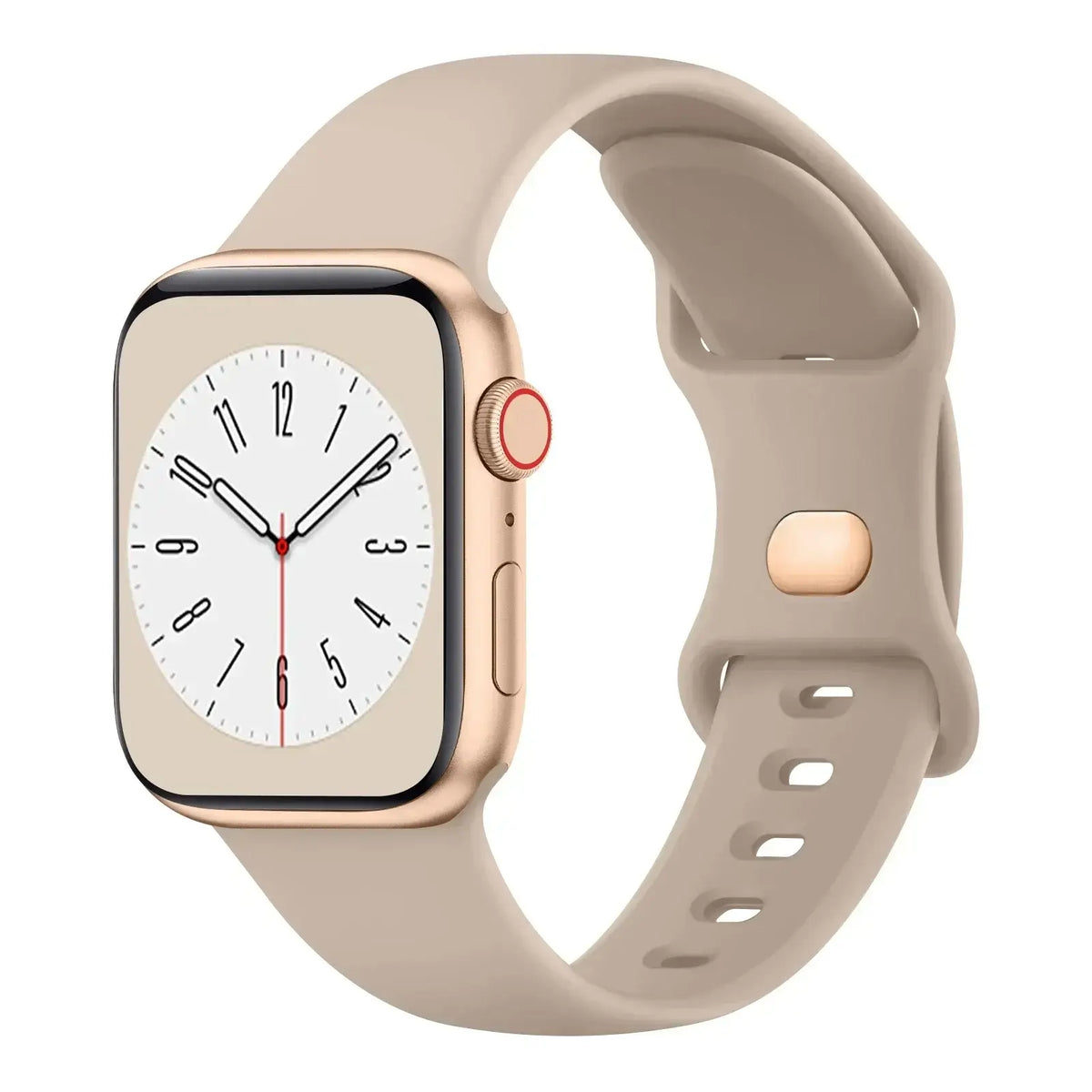 Siliconen Smartwatch Bandje – Ademend Flexibel Horlogeband Verstelbaar Comfortabel – Voor Alle Pols Maten | Sansoti