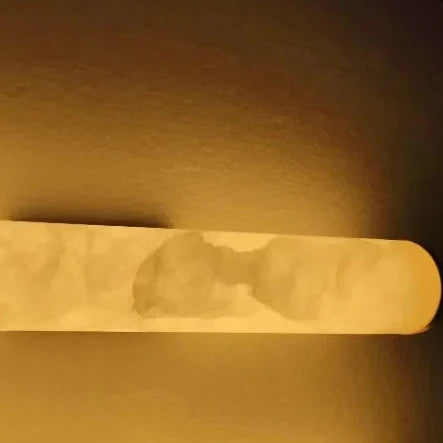 Marble LED Wall Light with Copper Body for Living Room, Bedroom, and Hallway - Modern Ambience Lighting Effect Interior | Sansoti