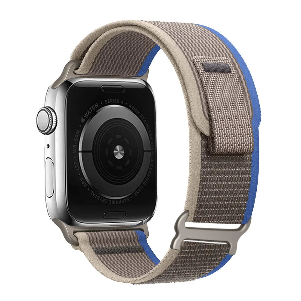 Nylon Smartwatch Trail Loop Strap - Adjustable Sport Strap with Durable Buckle - Multicolored Active Wristband | Sansoti