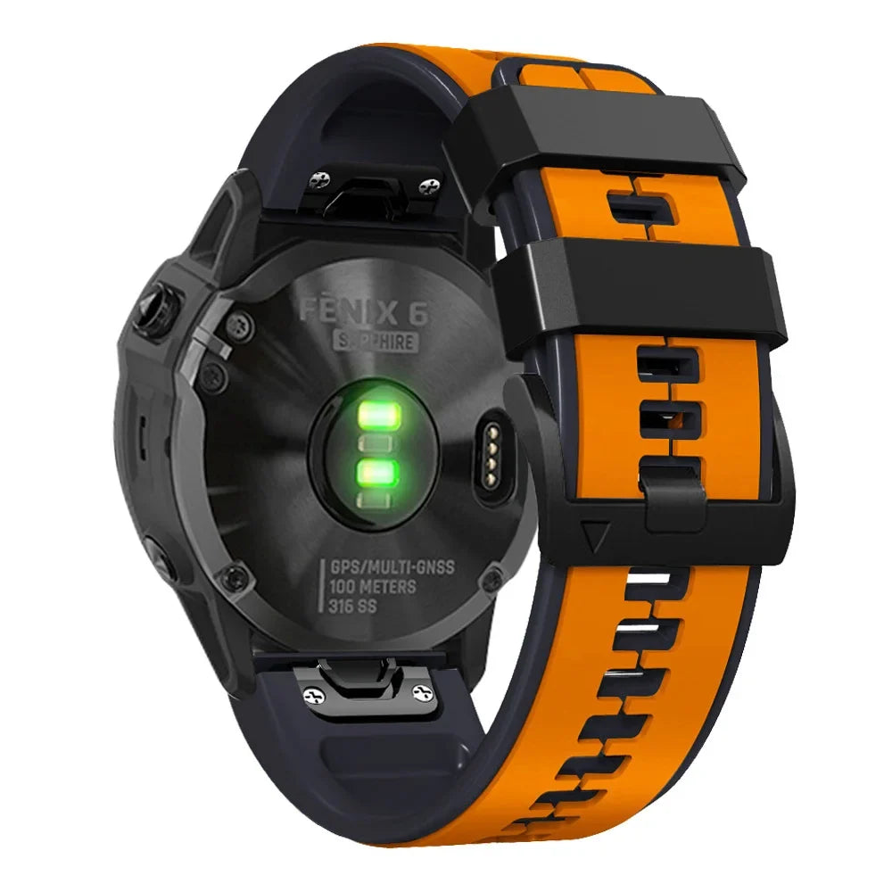 Silicone Watch Band with Quick Release 22mm 26mm Smartwatch Wristband Sports Band Comfortable Water-Resistant | Sansoti