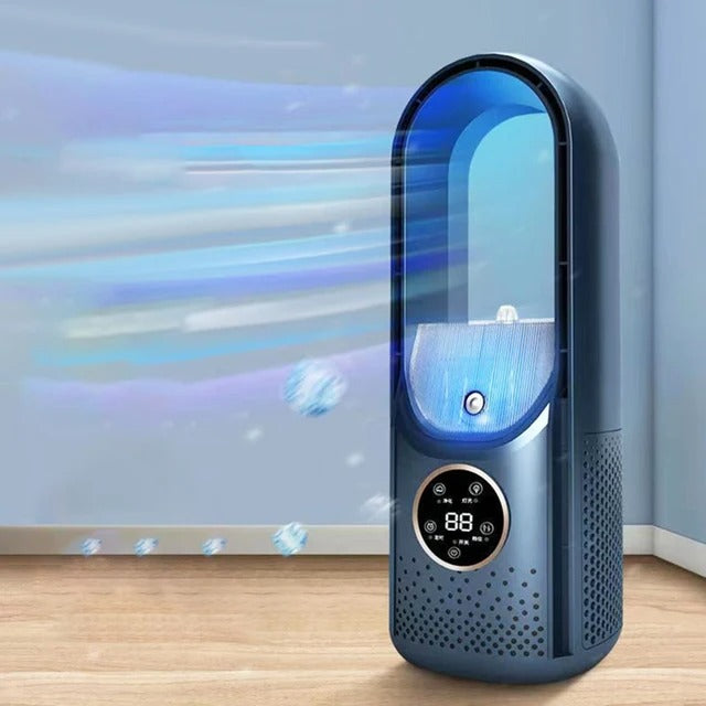 Wireless Compact Air Cooler with Quiet Fan – Convenient USB Device for Home and Office – 100ml Water Tank | Sansoti