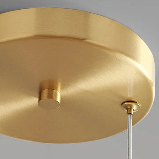 Glazen Hanglamp Handgeblazen Rookglas Amber LED Eettafel Woonkamer Plafondverlichting Zwevend Design Modern | Sansoti