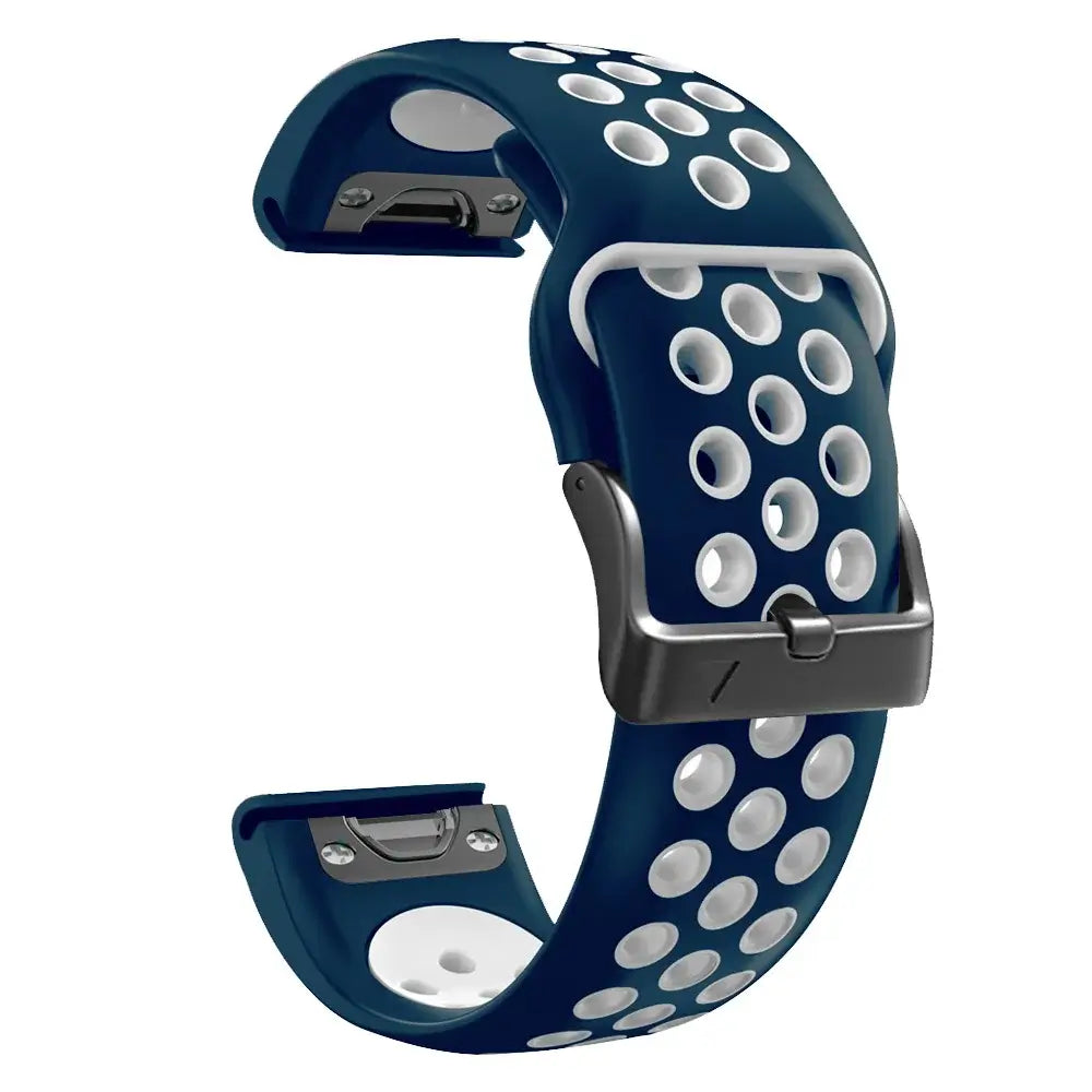Oddychający silikonowy pasek do smartwatcha QuickFit, sportowa opaska do zegarka 22 mm 26 mm, fitness, trening, sport | Sansoti