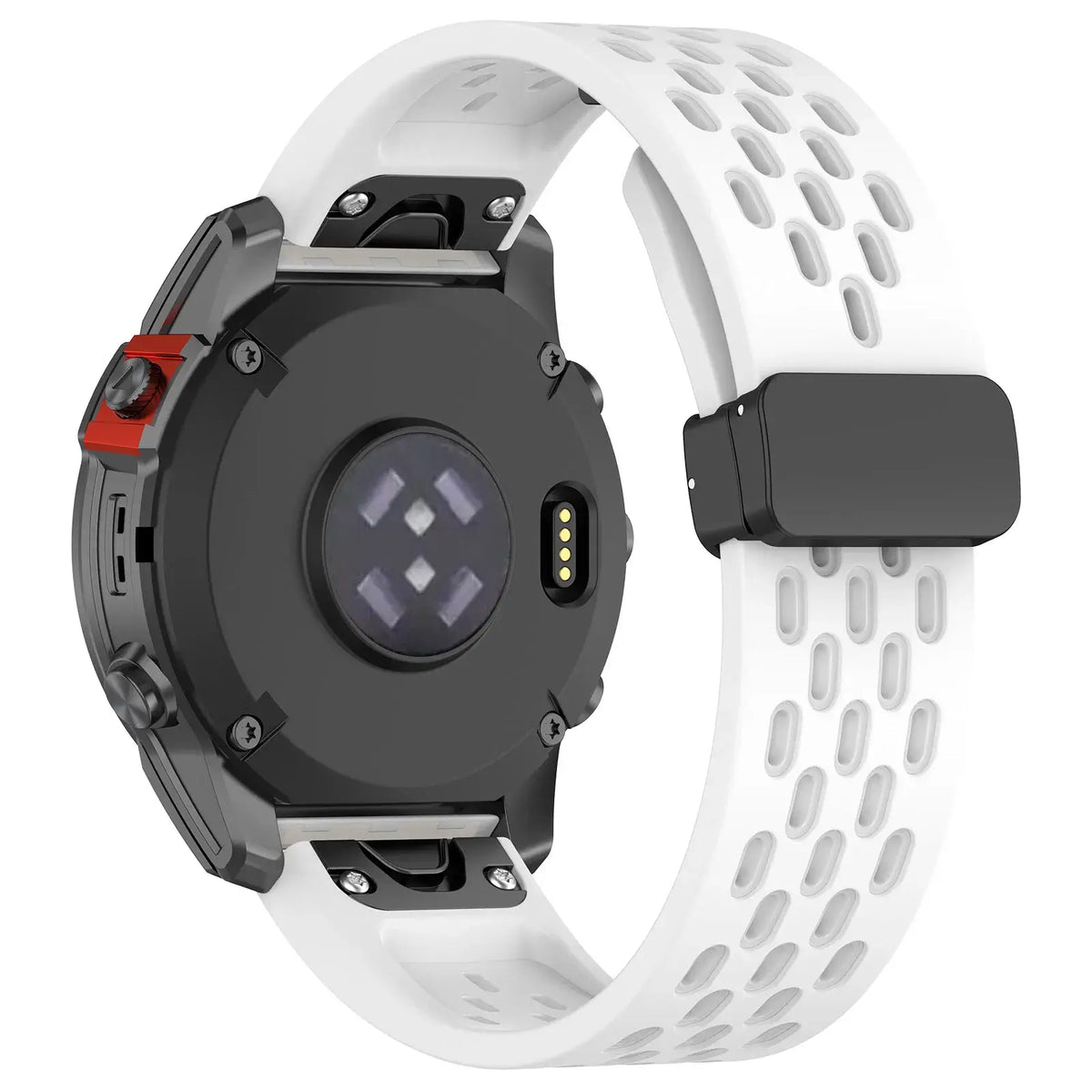 Breathable Silicone Smartwatch Band QuickFit Sports Wristband Replacement 20mm 22mm 26mm Watch Accessory | Sansoti