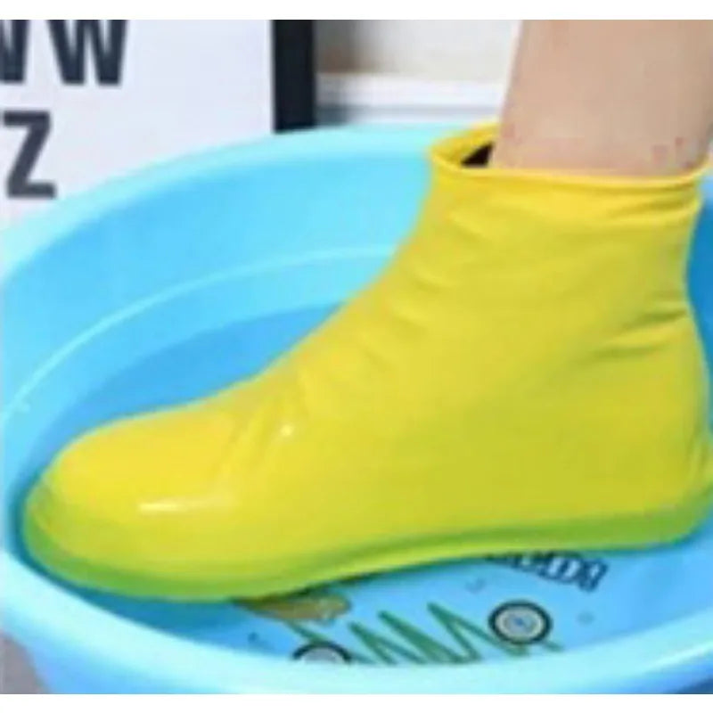 Reusable Silicone Overshoes Waterproof Anti-Slip Rain Protection Walking Cycling Outdoor Footwear | Sansoti