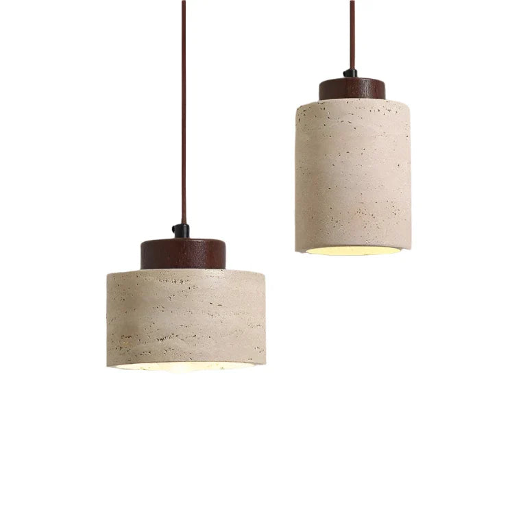 Wandlampe Marmor Alabaster Rund LED 3000K Travertin Nordic Design | Sansoti