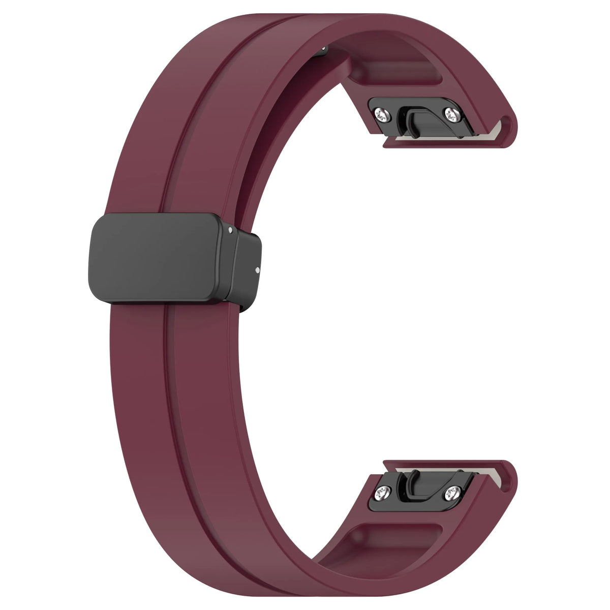 Silicone Smartwatch Band 20mm 22mm 26mm Adjustable Sports-Friendly Comfortable Stylish Watch Band | Sansoti
