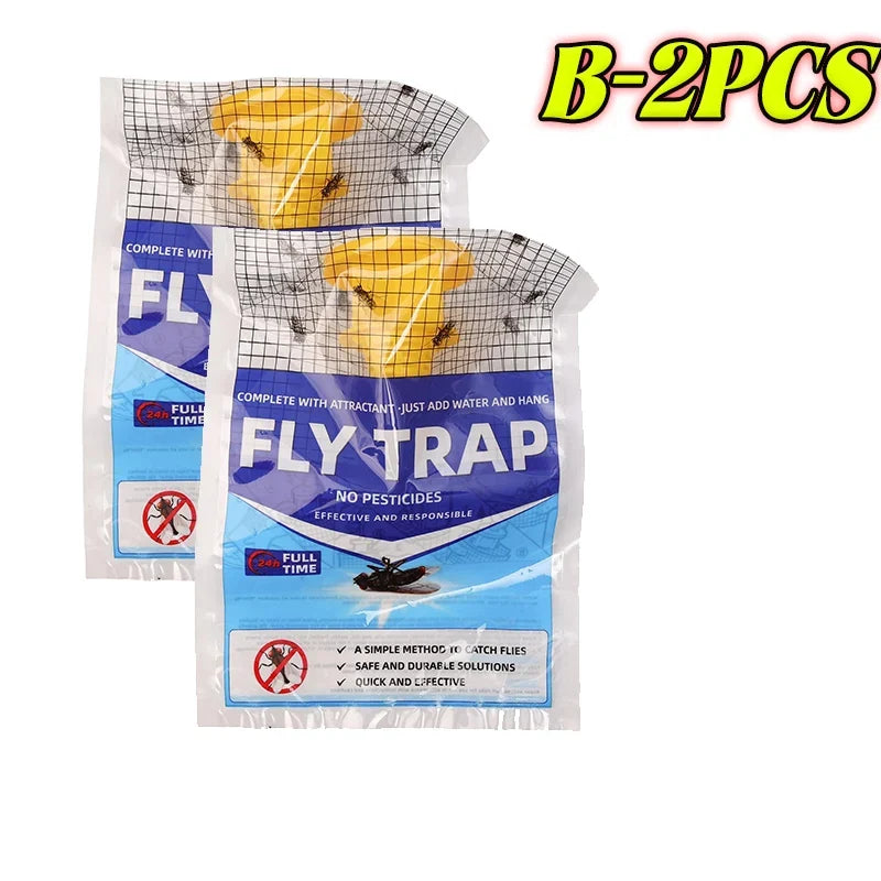 Hanging Outdoor Insect Trap with Natural Bait Disposable Fly Trap for Garden Patio Balcony Camping | Sansoti