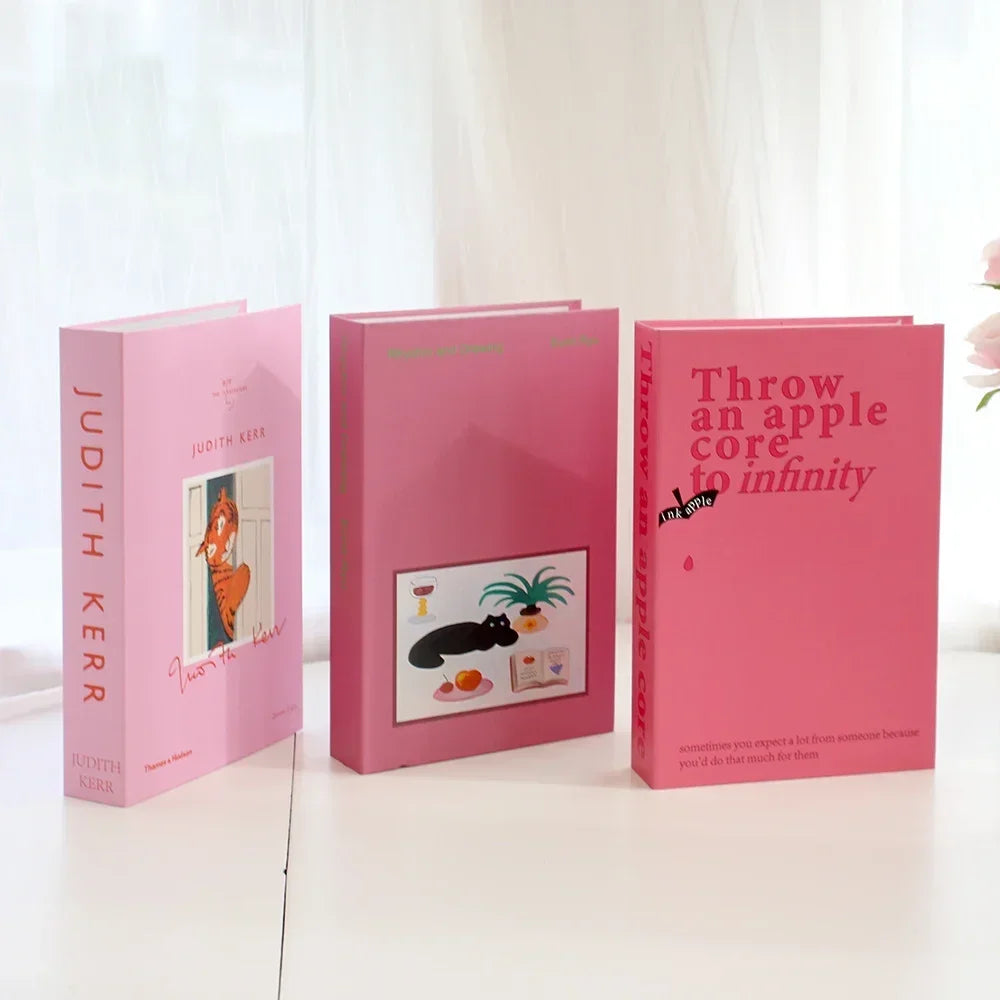 Couchtisch Dekoration Bücher Set 3 Stück Klappbares Design Kaffeetisch Styling | Sansoti