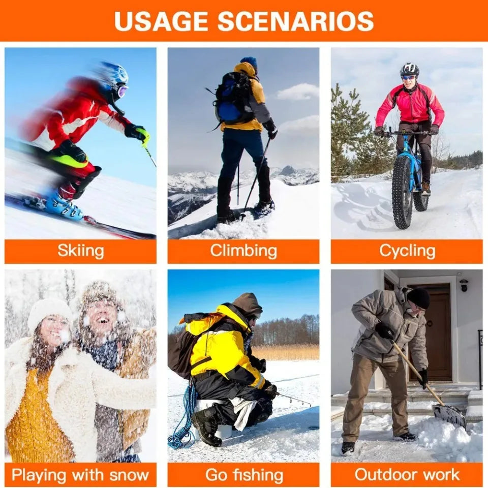 Verwarmde Inlegzolen USB Oplaadbaar Zwart Verstelbaar Maat 35-46 Voetwarmers Winter Skiën Outdoor Wandelen | Sansoti