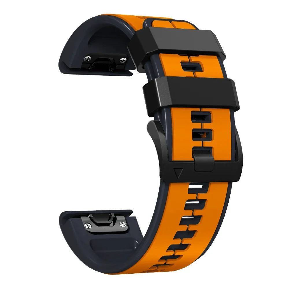 Silicone Watch Band with Quick Release 22mm 26mm Smartwatch Wristband Sports Band Comfortable Water-Resistant | Sansoti