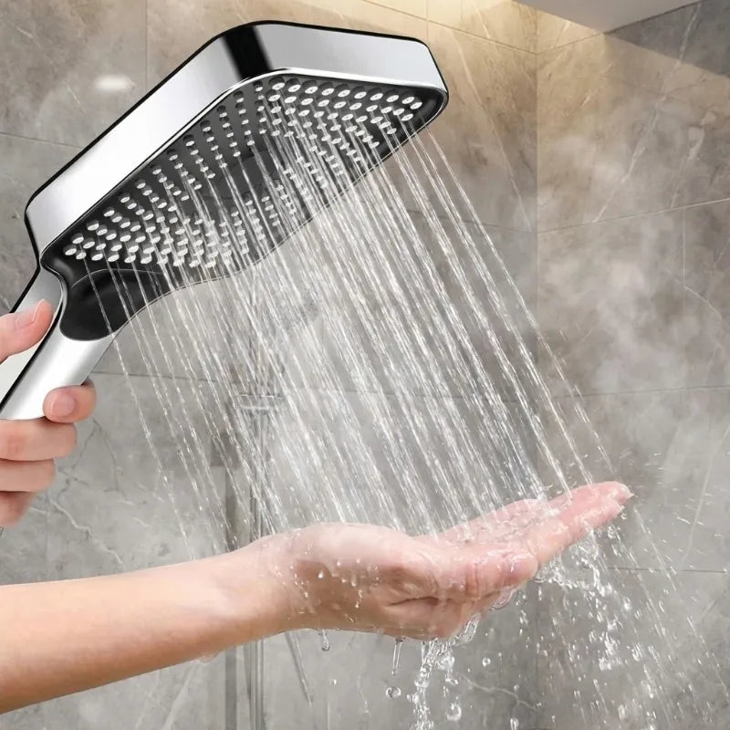 Verstelbare handdouche met 3 straalmodi voor luxe douchecomfort waterbesparend gebruik badkamer wellness | Sansoti