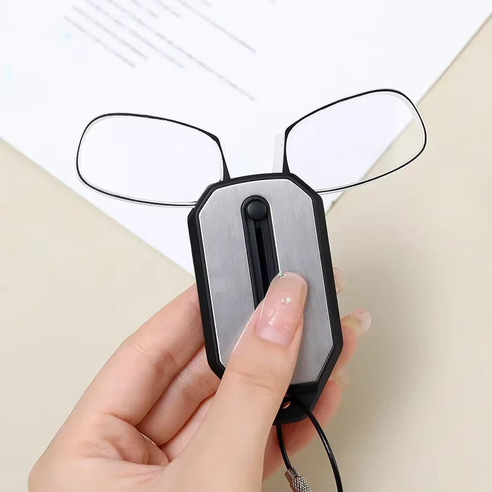 Foldable Pocket Reading Glasses — Compact Reading Glasses for On the Go with Keychain | Sansoti