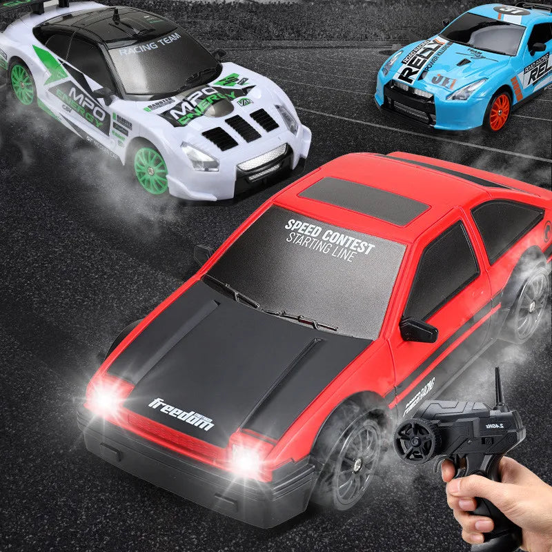 Minidrifter Spielzeugauto RC-Auto Drift Racer 2,4 GHz Fernbedienung Geschwindigkeit Indoor Outdoor Kinder Jungen Mädchen Geschenk ferngesteuertes Auto elektrisches Fahrzeug | Sansoti