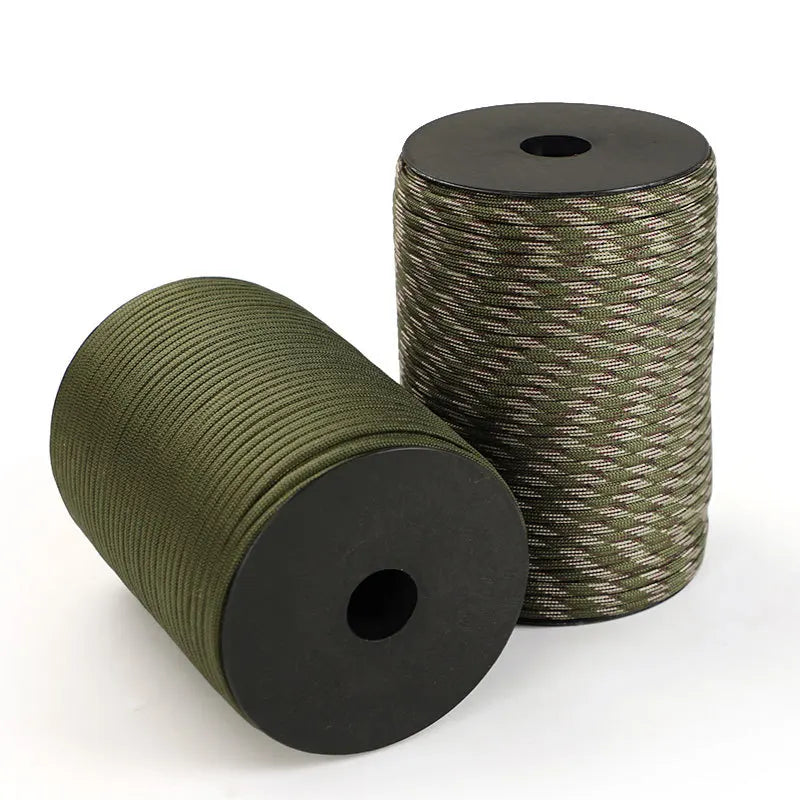 Paracord 550 Survival Seil 100 Meter 9 Kern 4mm Militärqualität Outdoor Camping | Sansoti