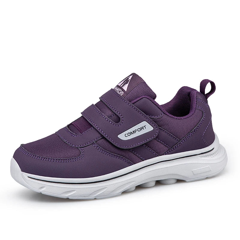 Verstellbare Herren-Wanderschuhe Extra Breit mit weicher Sohle, leichtem Mesh und Komfort für Senioren | Sansoti