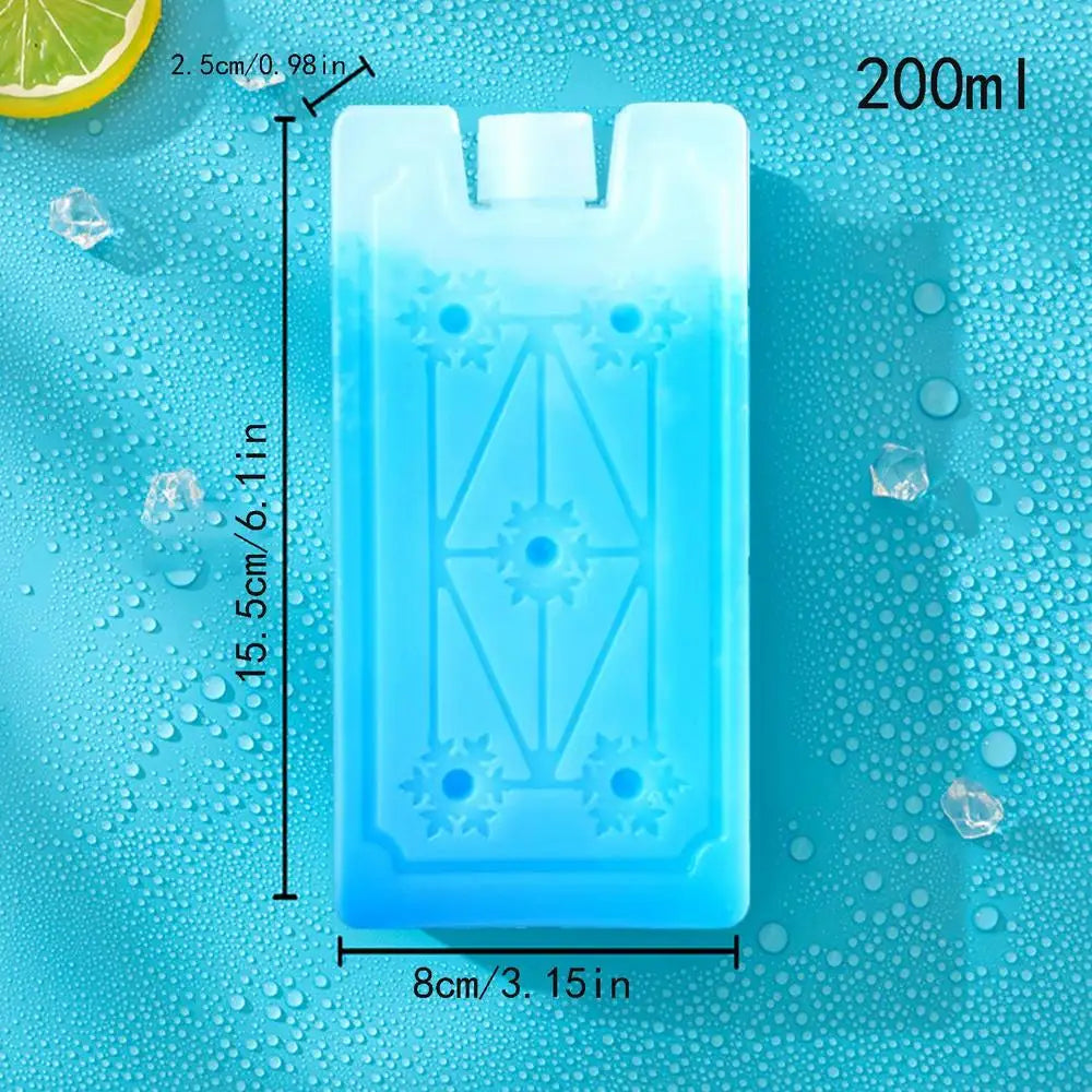 Reusable Rectangular Ice Pack for Cooler Bags, Picnics, Camping, and Outdoor Activities - Freezes Cold and Lasts Long | Sansoti