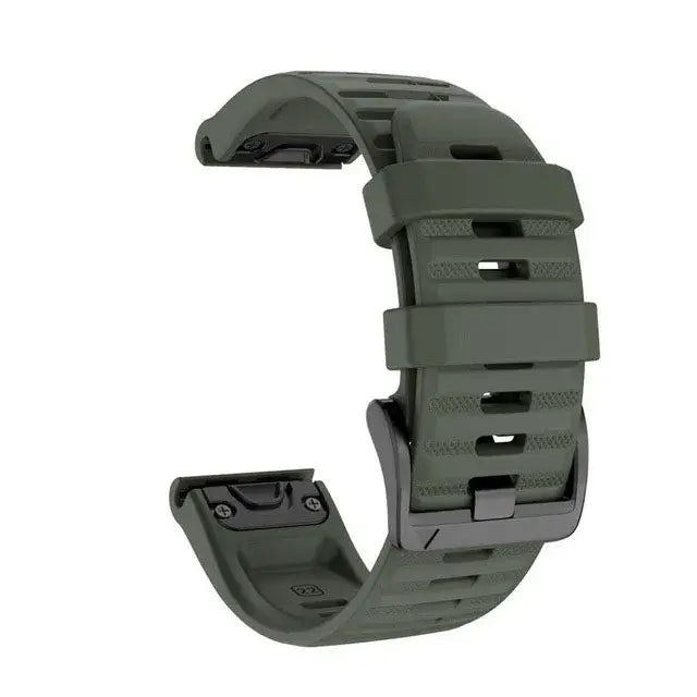 Silicone Watchband QuickFit System Breathable Adjustable 22mm 26mm Sports Watch Smartwatch Wristband | Sansoti
