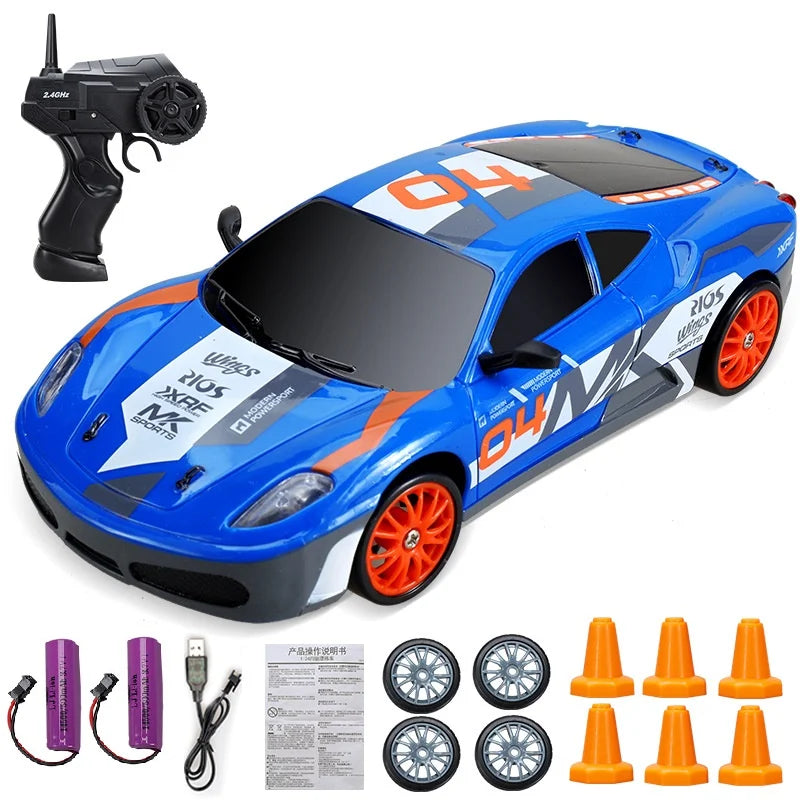Minidrifter Spielzeugauto RC-Auto Drift Racer 2,4 GHz Fernbedienung Geschwindigkeit Indoor Outdoor Kinder Jungen Mädchen Geschenk ferngesteuertes Auto elektrisches Fahrzeug | Sansoti