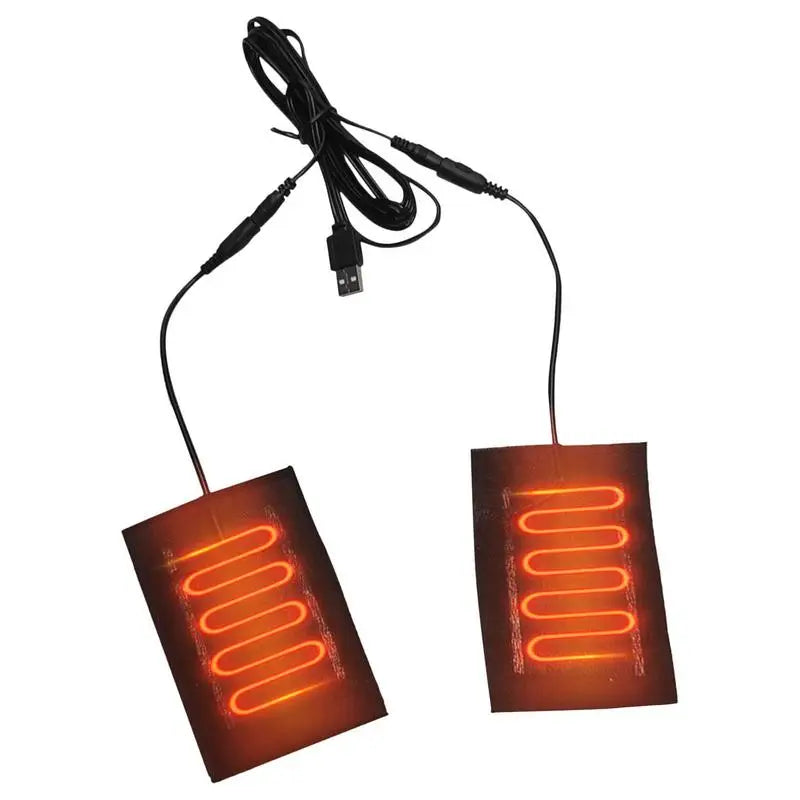 Elemento calefactor para guantes de carbono 8,5×6,5 cm USB 5V flexible y calefactable, calentador de manos de invierno | Sansoti