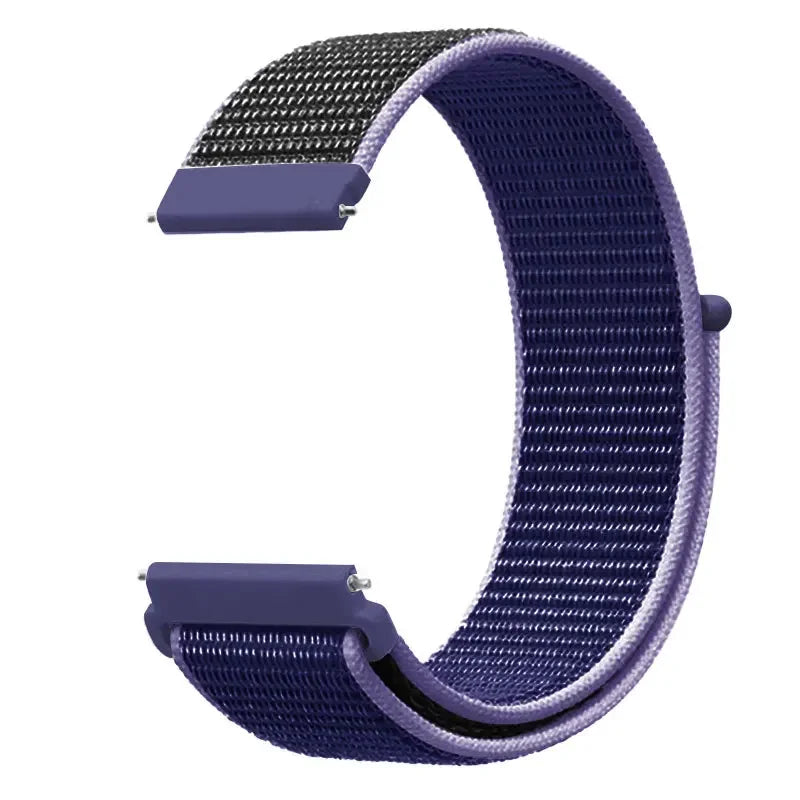 Regulowany nylonowy pasek sportowy do smartwatcha 20mm 22mm, oddychający, lekki pasek do zegarka sportowego i fitnessu | Sansoti