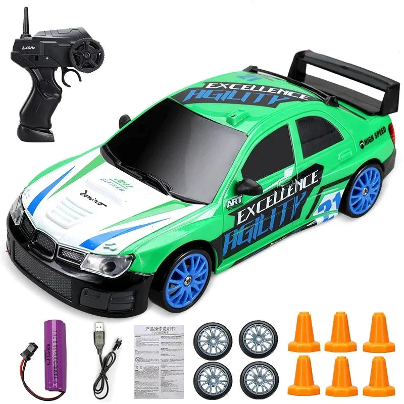 Minidrifter Spielzeugauto RC-Auto Drift Racer 2,4 GHz Fernbedienung Geschwindigkeit Indoor Outdoor Kinder Jungen Mädchen Geschenk ferngesteuertes Auto elektrisches Fahrzeug | Sansoti