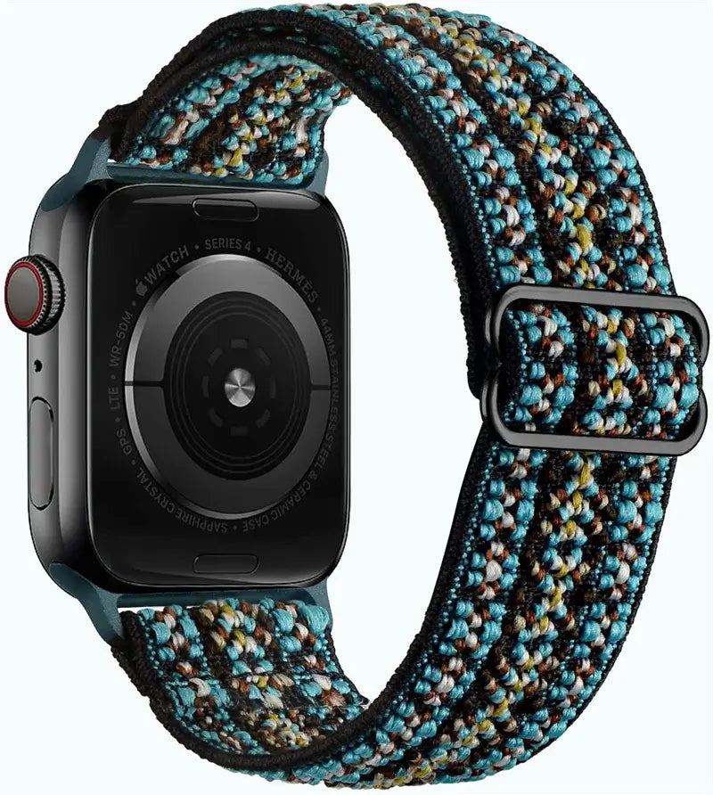 Elastisches Nylon-Smartwatch-Armband Austauschbar Komfortabel Langlebig Sportlich Aktiv | Sansoti