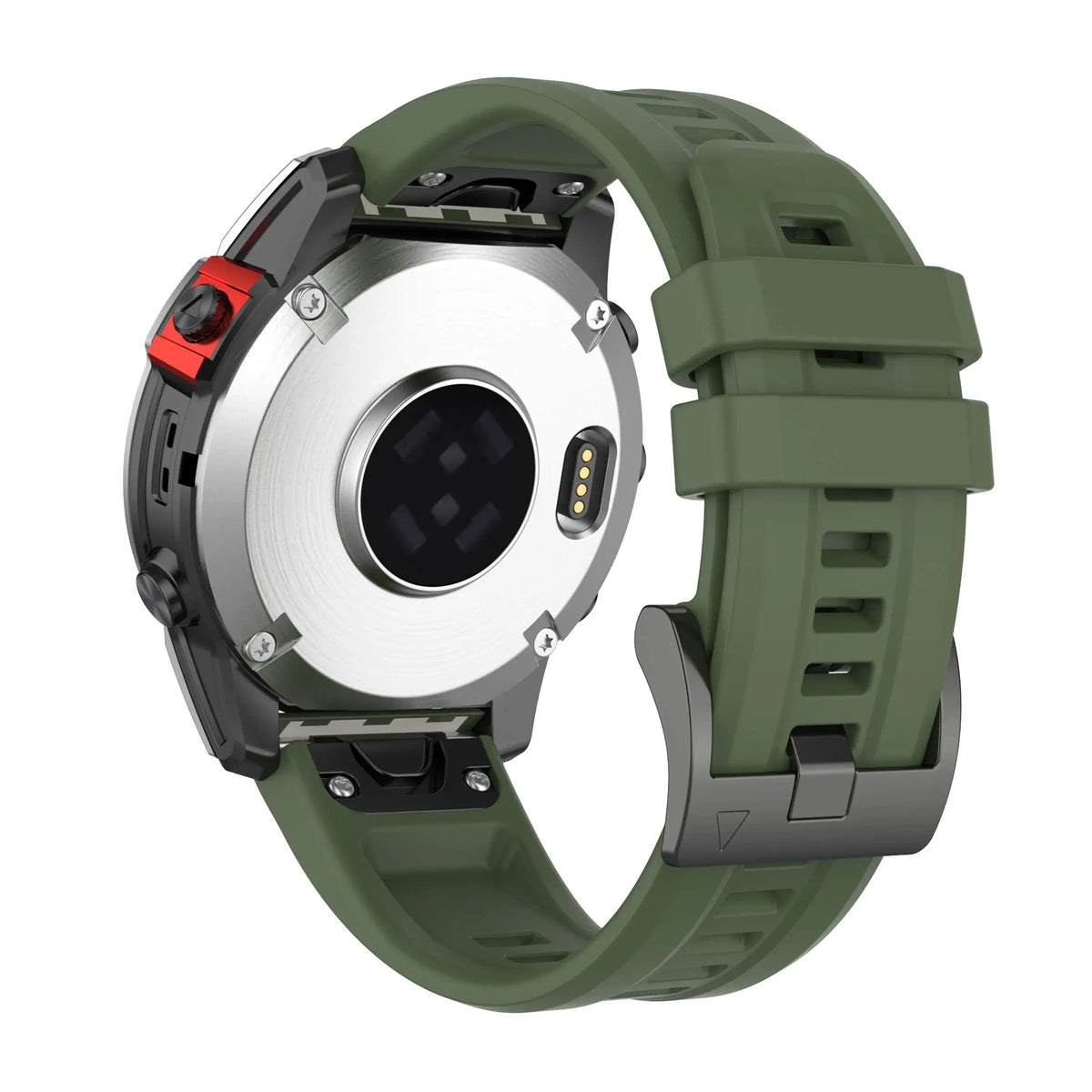 Silicone Smartwatch Band 20mm 22mm 26mm Adjustable Sports Watch Wristband Replacement Strap Comfortable | Sansoti
