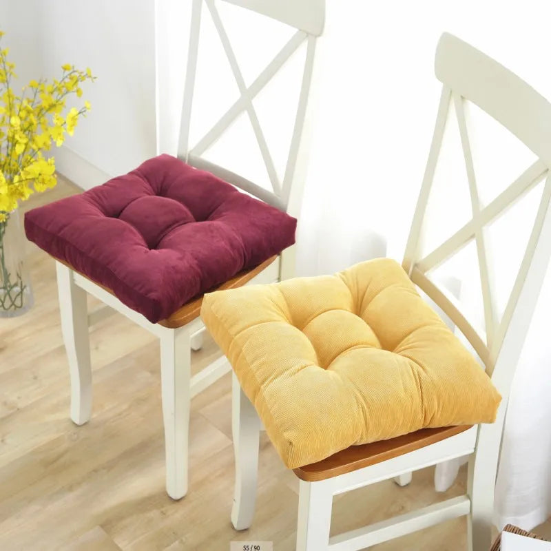 Quilted Square Seat Cushion Polyester Yoga Meditation Floor Balcony Relaxation Comfort 45cm 53cm Home | Sansoti