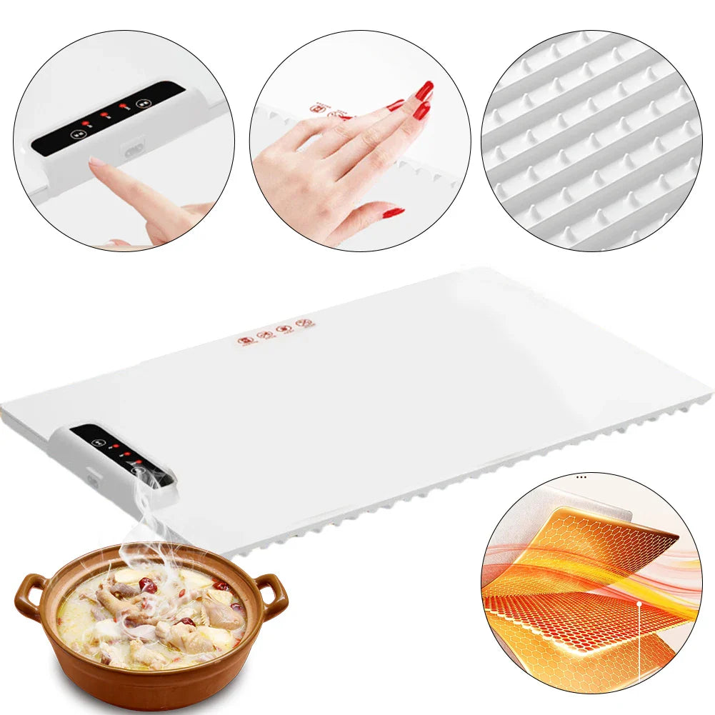 Foldable Warming Mat – Electrically Heated Tabletop for Warm Meals | Sansoti