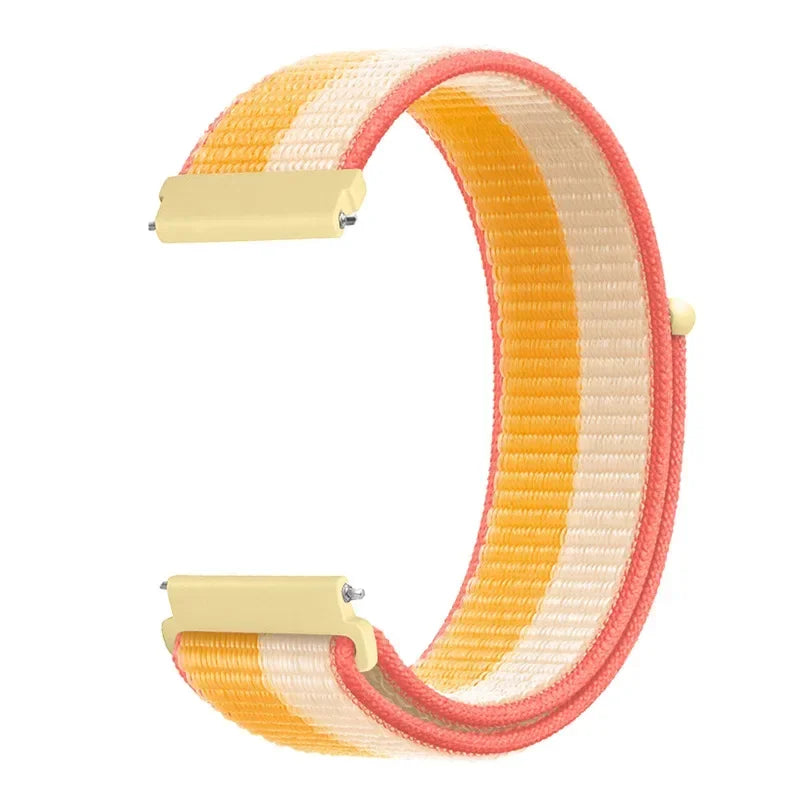 Regulowany nylonowy pasek sportowy do smartwatcha 20mm 22mm, oddychający, lekki pasek do zegarka sportowego i fitnessu | Sansoti