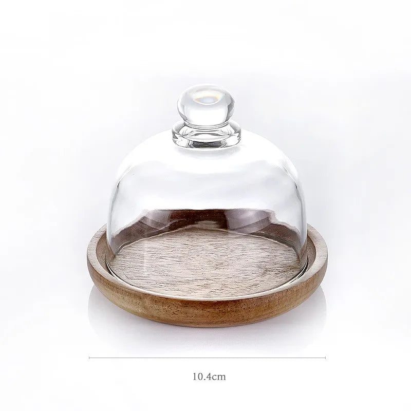 Glasvorratsglas mit Holzdeckel für Küche & Vorrat | Sansoti