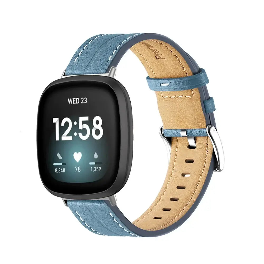 Bracelet de smartwatch en cuir réglable, bracelet de montre en cuir premium élégant, bracelet de remplacement, accessoire | Sansoti