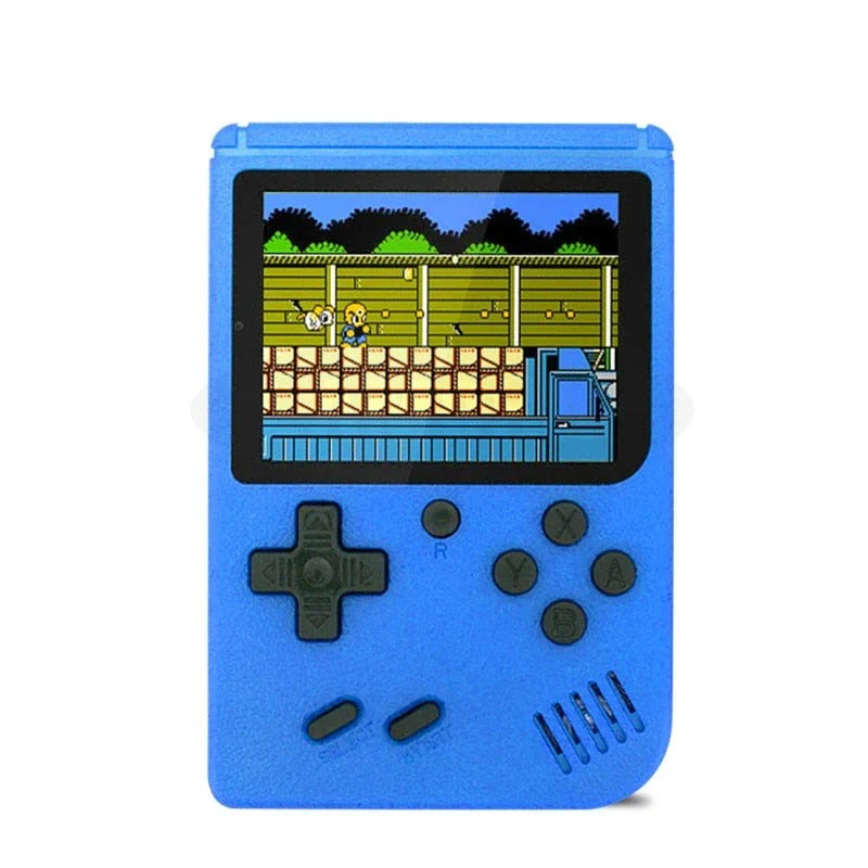 Retro Handheld Spelcomputer met 400 Klassieke Games – Oplaadbaar met TV-Aansluiting – 3 Inch Scherm – Zwart, Wit, Rood, Blauw, Geel | Sansoti