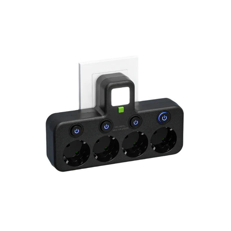 Mehrfachsteckdose mit USB und USB-C, Schalter und Überspannungsschutz | Sansoti