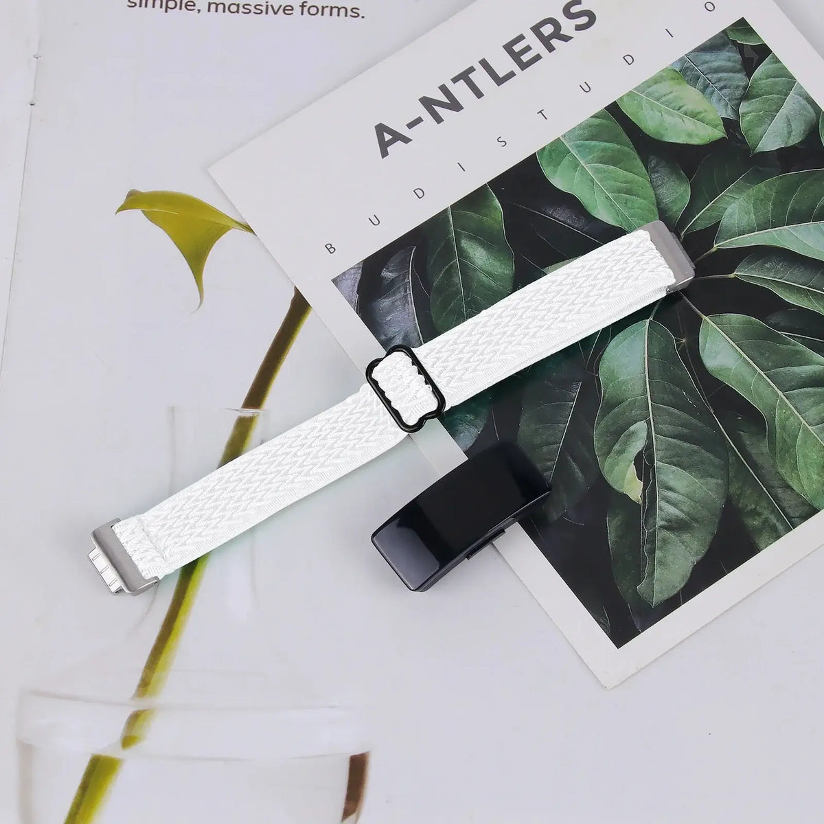 Elastisches Nylonarmband für Smartwatch Verstellbar Sportlich Atmungsaktiv Komfortabel Fitness-Tracker-Accessoire | Sansoti