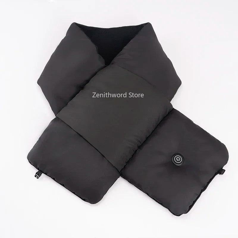 Verwarmde Nekwarmer USB Oplaadbaar Pluche Kraag Unisex Winteraccessoire Thermische Halsdoek Outdoor Warmte | Sansoti