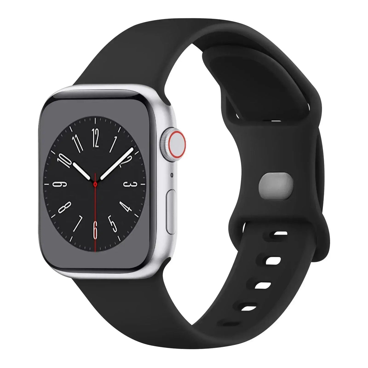 Siliconen Smartwatch Bandje – Ademend Flexibel Horlogeband Verstelbaar Comfortabel – Voor Alle Pols Maten | Sansoti