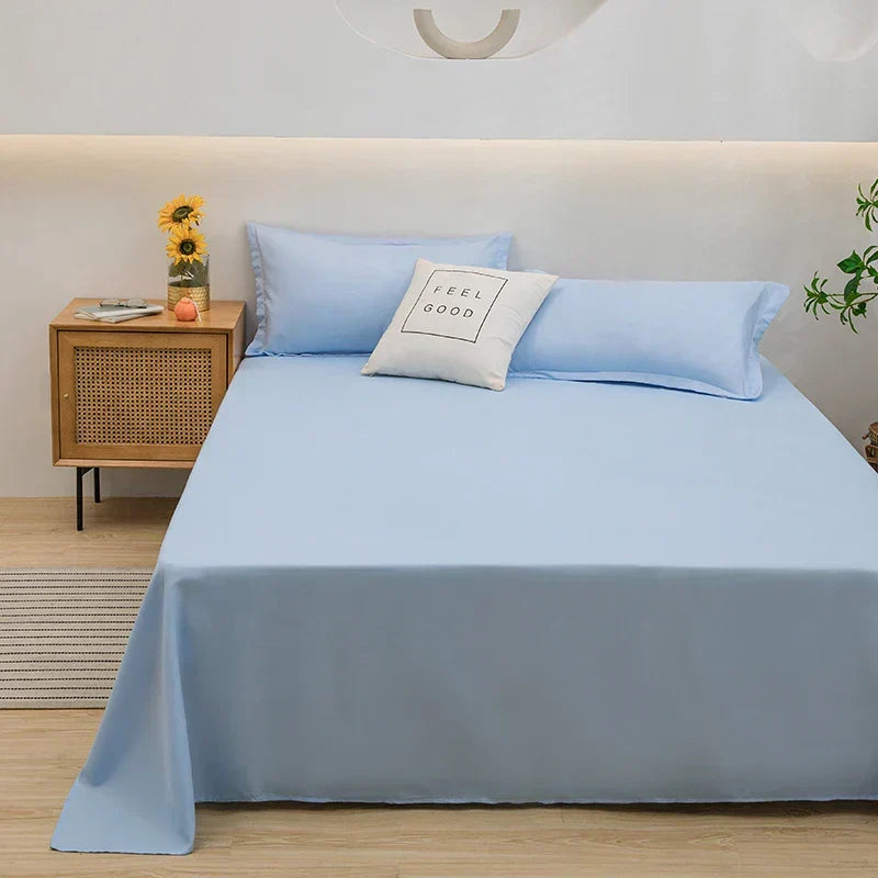 Leinen-Bettbezug Hellgrün, 120x230 cm – weiche, atmungsaktive Bettwäsche für das ganze Jahr, Einzelbett | Sansoti