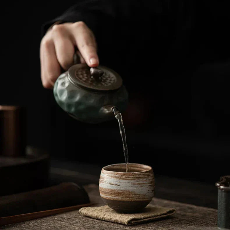 Handmade espresso cups of artisanal ceramic for espresso and coffee ritual | Sansoti